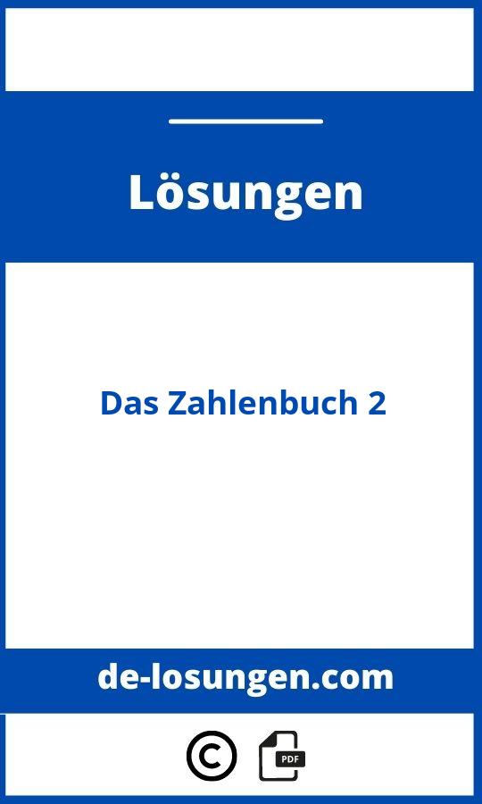 Das Zahlenbuch 2 Lösungen Pdf