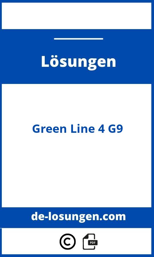 Green Line 4 G9 Lösungen