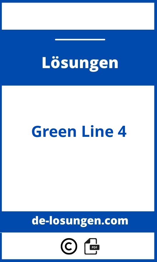 Green Line 4 Lösungen