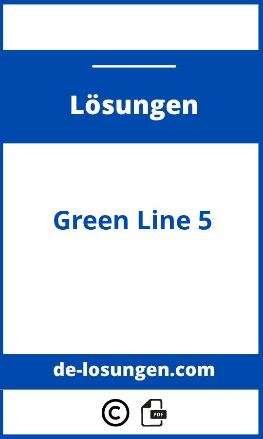 Green Line 5 Lösungen