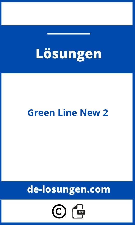 Green Line New 2 Lösungen